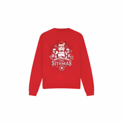 Star Wars Unisex Adult Beginning To Look A Lot Like Sithmus Christmas Sweatshirt - XL, Red