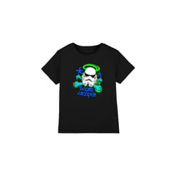 Star Wars Childrens/Kids Stormtrooper Stencil T-Shirt - 9-10 Years, Black