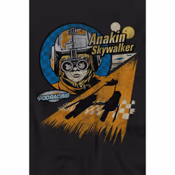 Star Wars Mens Mos Espa Anakin Skywalker T-Shirt - 3XL, Black