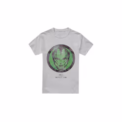 Marvel Mens Secret Invasion Badge T-Shirt - 3XL, Sport Heather