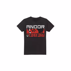 Star Wars Mens Andor Rebel Spy T-Shirt - M, Black