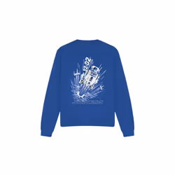 Star Wars Unisex Adult Blast Off R2-D2 Sweatshirt - XL, Royal Blue