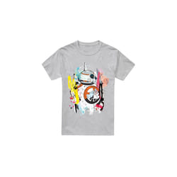 Star Wars Mens BB-8 Abstract T-Shirt - M, Sport Heather