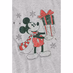 Disney Childrens/Kids Mickey Mouse Present Christmas T-Shirt - 5-6 Years, Sport Heather