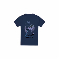 Star Wars Mens Death Star Defenders T-Shirt - S, Navy