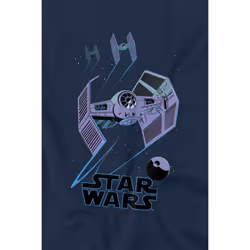 Star Wars Mens Death Star Defenders T-Shirt - S, Navy