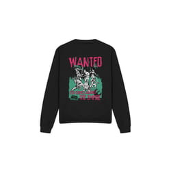 Star Wars Unisex Adult Wanted Rebels Sweatshirt - L, Black