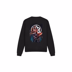 Star Wars Unisex Adult Inquisitors Obi Wan Kenobi Reva Painted Sweatshirt - M, Black