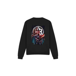 Star Wars Unisex Adult Inquisitors Obi Wan Kenobi Reva Painted Sweatshirt - M, Black