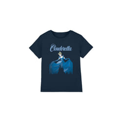 Cinderella Childrens/Kids Icon Silhouettes T-Shirt - 5-6 Years, Navy