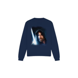 Star Wars Unisex Adult Obi Wan Kenobi Poster Sweatshirt - M, Navy