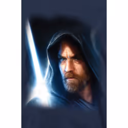 Star Wars Unisex Adult Obi Wan Kenobi Poster Sweatshirt - M, Navy