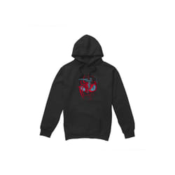 Marvel Mens Spider-Man Glitch Hoodie - M, Black