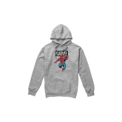 Marvel Mens Spider-Man Jump Hoodie - XL, Sport Heather
