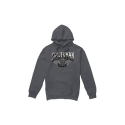 Marvel Mens Spider-Man Sketch Hoodie - S, Charcoal