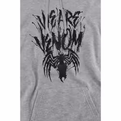 Marvel Mens We Are Venom Hoodie - M, Sport Heather
