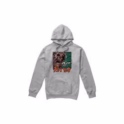 Star Wars Mens Chewbacca Japanese Hoodie - XXL, Sport Heather