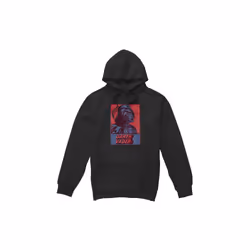 Star Wars Mens Darth Vader Card Hoodie - XXL, Black