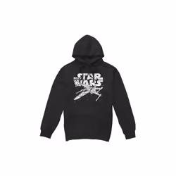 Star Wars Mens Logo Hoodie - XXL, Black