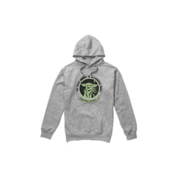 Star Wars: The Mandalorian Mens Mysterious Ways Grogu Hoodie - XXL, Sport Heather