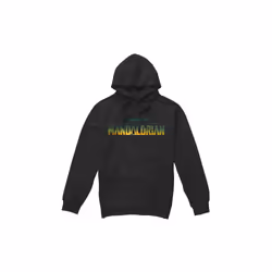 Star Wars: The Mandalorian Mens Landscape Logo Hoodie - XL, Black
