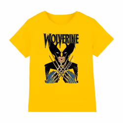 Marvel Childrens/Kids X-Men Wolverine Action Shot T-Shirt - 7-8 Years, Yellow