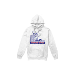 Disney Mens Donald Duck Retro Driving Hoodie - XXL, White