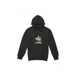 Disney Mens Mickey Mouse Portrait Hoodie - S, Black