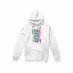 Star Wars Mens Force Is Strong Hoodie - XXL, White