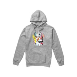 Star Wars Mens BB-8 Abstract Hoodie - M, Sport Heather