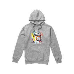 Star Wars Mens BB-8 Abstract Hoodie - XL, Sport Heather