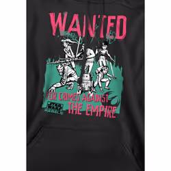 Star Wars Mens Wanted Rebels Hoodie - S, Black