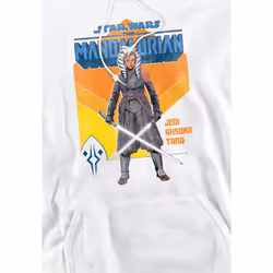 Star Wars Mens Jedi Ahsoka Hoodie - XXL, White