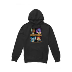 Star Wars Mens Young Jedi Adventure Among The Stars Hoodie - S, Black