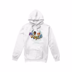 Star Wars Mens Young Jedi Adventure The Force Is With Us Hoodie - M, White