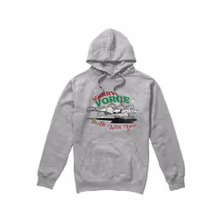 Star Wars: The Mandalorian Mens Merry Force Be With You Grogu Hoodie - L, Sport Heather