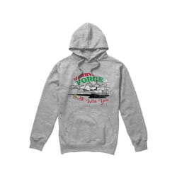 Star Wars: The Mandalorian Mens Merry Force Be With You Grogu Hoodie - L, Sport Heather