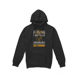 Star Wars Mens Lack Of Christmas Presents Fair Isle Hoodie - M, Black