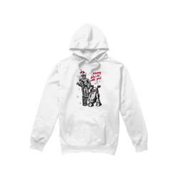 Star Wars Mens Merry Christmas Droids Hoodie - S, White