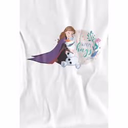 Frozen Childrens/Kids Like Warm Hugs Anna Olaf T-Shirt - 9-10 Years, White