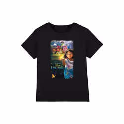 Encanto Childrens/Kids Movie Poster T-Shirt - 5-6 Years, Black