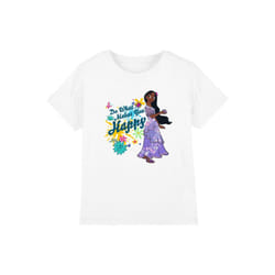 Encanto Childrens/Kids Do What Makes You Happy Isabela T-Shirt - 3-4 Years, White