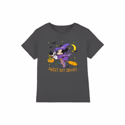 Disney Childrens/Kids Spooky Witch Minnie Mouse T-Shirt - 12-13 Years, Charcoal