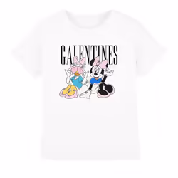 Disney Childrens/Kids Galentines Minnie Mouse Valentine's Day T-Shirt - 5-6 Years, White