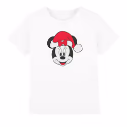 Disney Childrens/Kids Minnie Mouse Hat Christmas T-Shirt - 12-13 Years, White