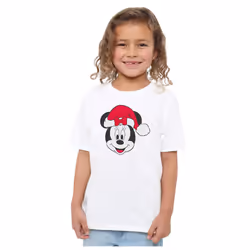 Disney Childrens/Kids Minnie Mouse Hat Christmas T-Shirt - 12-13 Years, White