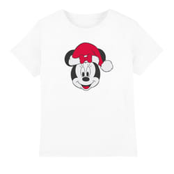 Disney Childrens/Kids Minnie Mouse Hat Christmas T-Shirt - 9-10 Years, White
