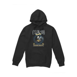 Disney Mens Colorado Ski Mickey Mouse Hoodie - M, Black