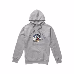 Disney Mens Switzerland Mickey Mouse Hoodie - L, Sport Heather