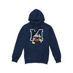 Disney Mens Mickey Mouse Classic Walk Hoodie - XL, Navy